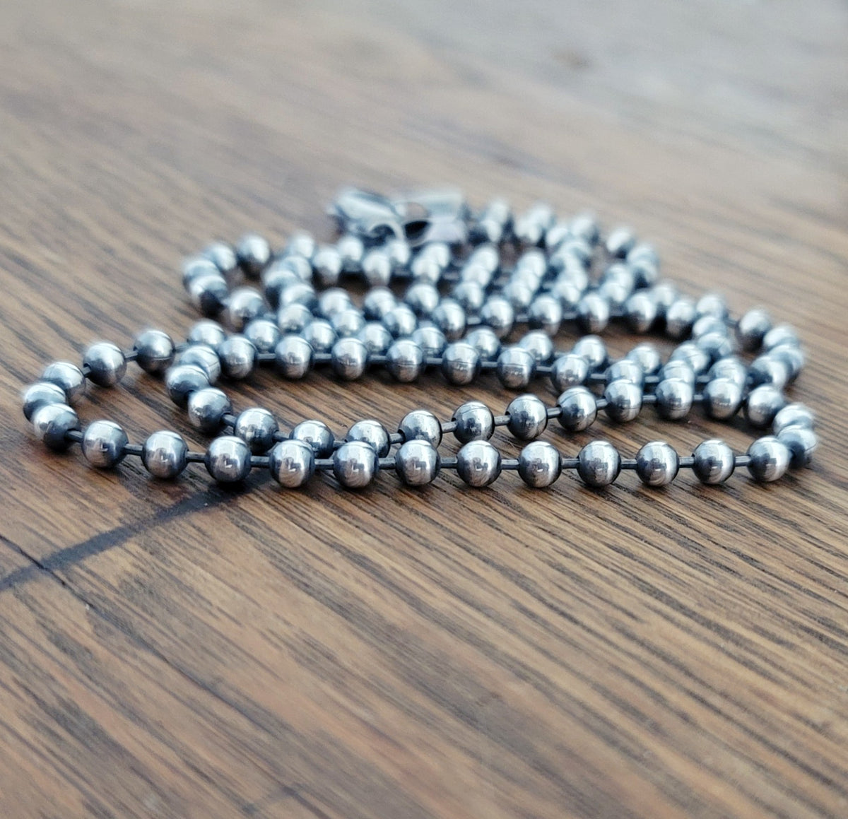 thumbnail image 2 of Stainless Steel Gold Color Ball Chain – 24" Long, 2.4mm – Perfect For Charms & Pendants 2 of 5