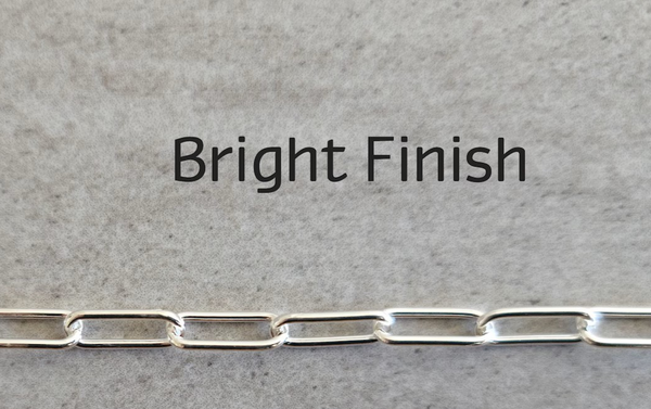 .925 Paperclip Bracelet, 6mm