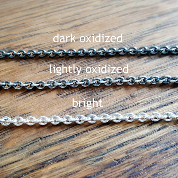 The Everyday Chain, Sterling Silver Cable Style, 2.8mm