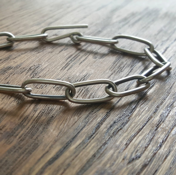 Hand Forged Silver Bracelet, Men's Heirloom Jewelry