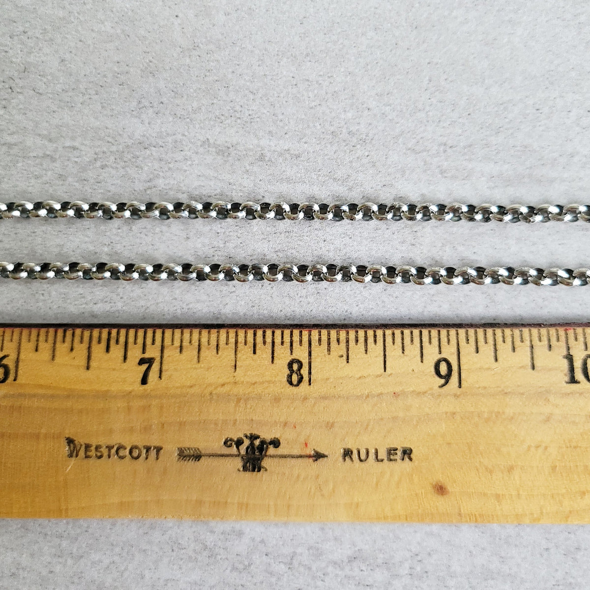 Sterling Silver Round Rolo Chain 3.9mm – MaisyGraceDesigns