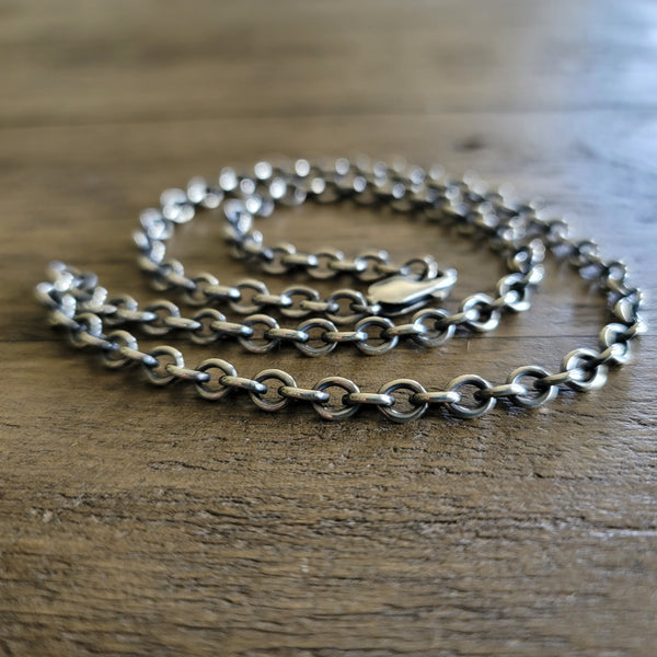 925 Oval Cable Chain, 5.4mm